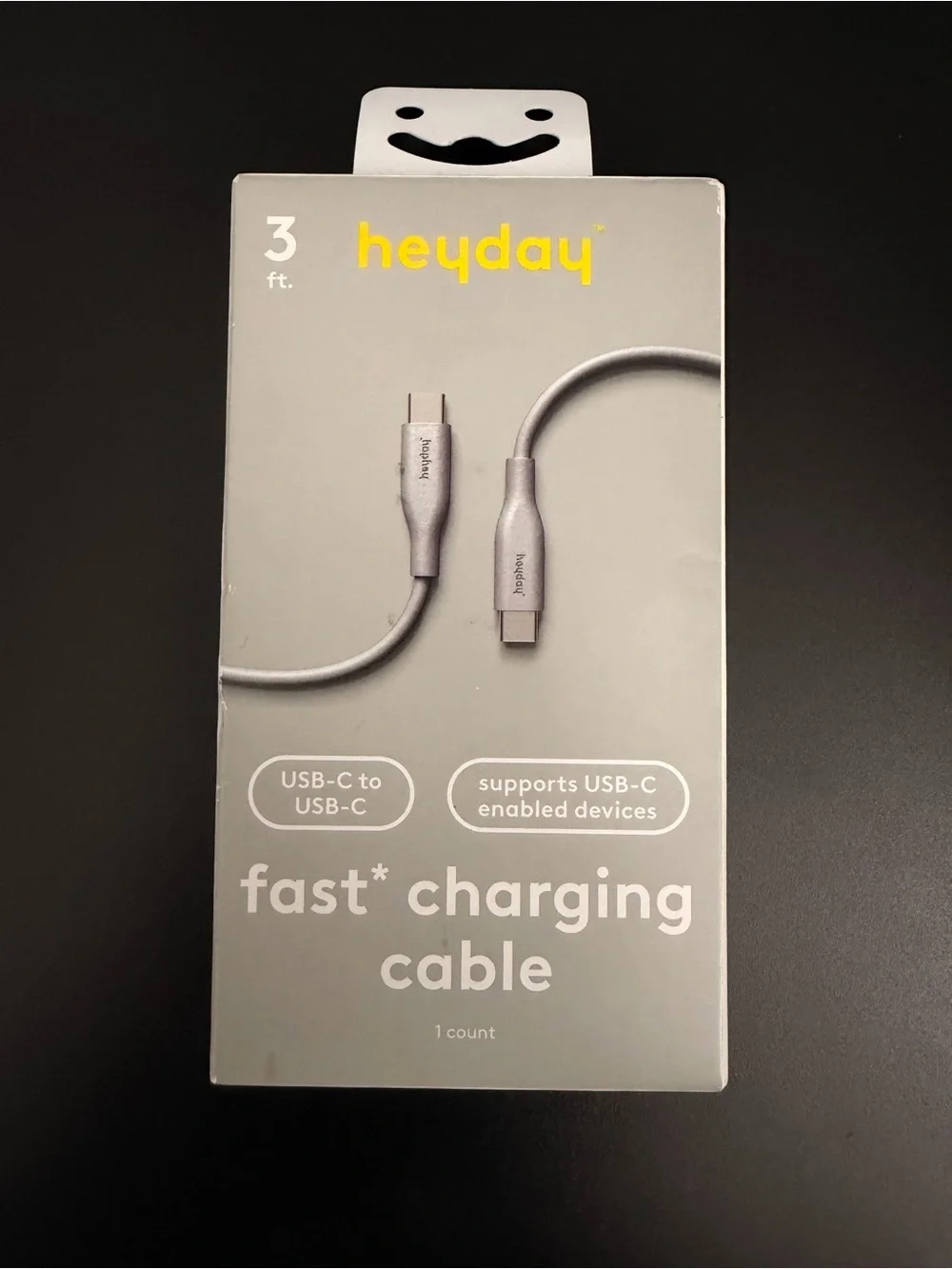 HEYDAY Soft Touch Fast Charging Cables